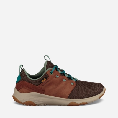 Teva Arrowood Venture WP - Women's Teva Lace Ups - Brown | India (BODU54702)